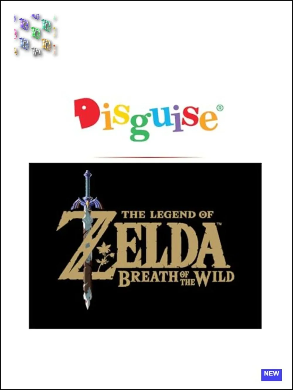 Kids Link Deluxe Costume Medium 7-8 Official Zelda Breath of Wild